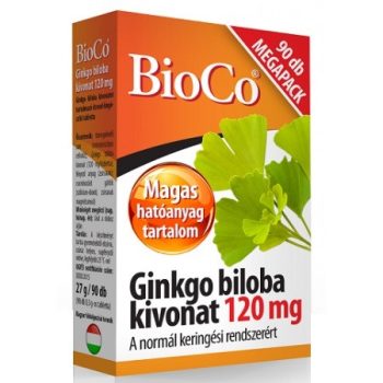 Bioco ginkgo biloba kivonat tabletta 90db