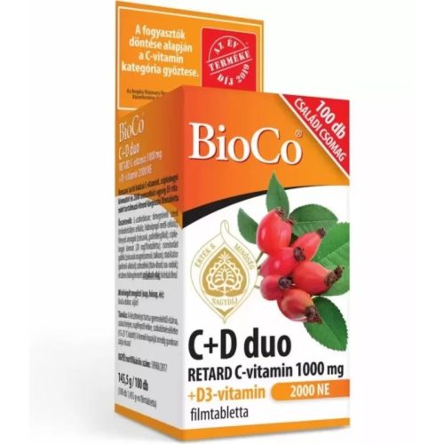 Bioco mega c+d retard duo pack 100db