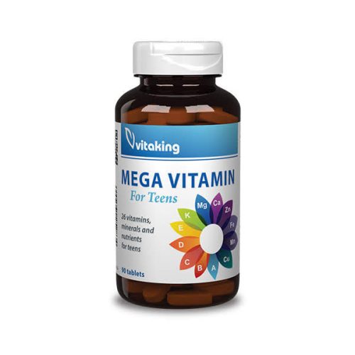 Vitaking mega vitamin for teens tabletta 90db