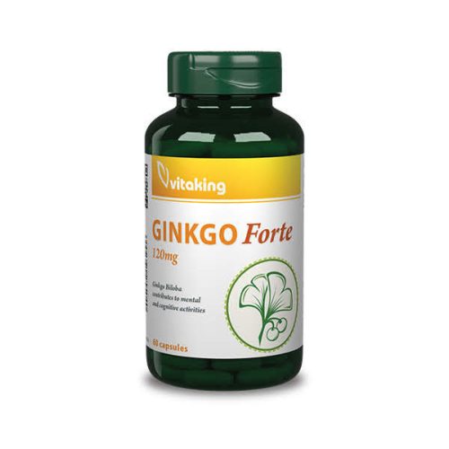 Vitaking ginkgo forte kapszula 120 mg 60db