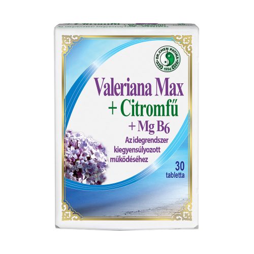 Dr.Chen valeriana max+citromfű tabletta 30db