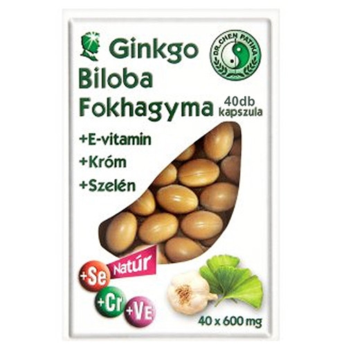 Dr.Chen ginkgo biloba garlic kapszula 40db