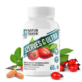   Natur Tanya SZERVES C ULTRA 1500mg Retard C-vitamin csipkebogyó kivonattal 60db