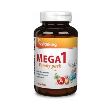   Vitaking mega 1multivitamin étrend-kiegészítő tabletta family 120db
