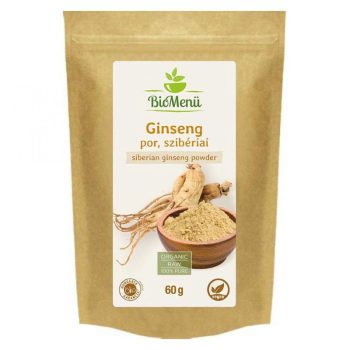 BioMenü bio szibériai ginseng por 60g