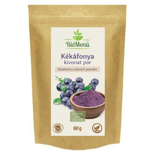 BioMenü bio kék áfonya kivonat por 60g