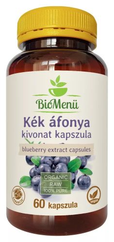 BioMenü BIO KÉK ÁFONYA kapszula 60db