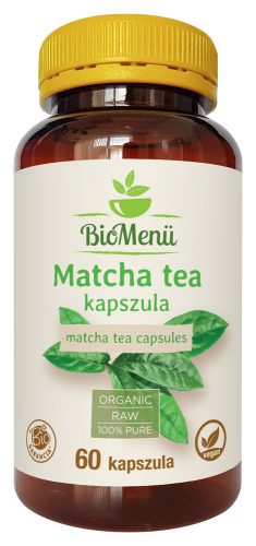 BioMenü BIO MATCHA TEA kapszula 60db