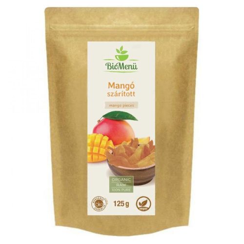 BioMenü bio szárított mangó 125g