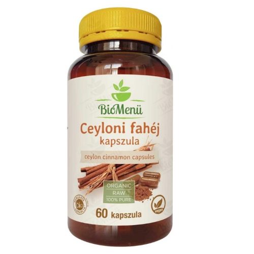 BioMenü bio ceyloni fahéj kapszula 60db