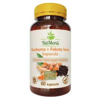 BioMenü bio kurkuma+feketebors kapszula 60db