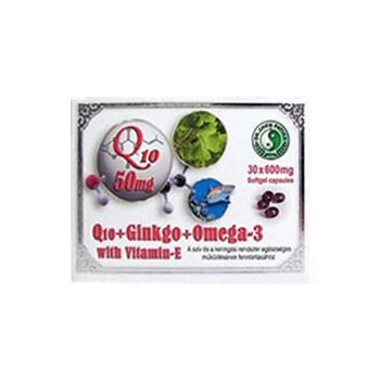 Dr.Chen q-10+Ginkgo+Omega3 kapszula 30db