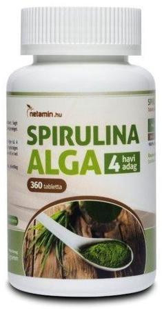 Netamin spirulina alga tabletta 360db