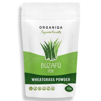   Organiqa 100% bio búzafű por - Raw Organic Wheatgrass Powder 125g