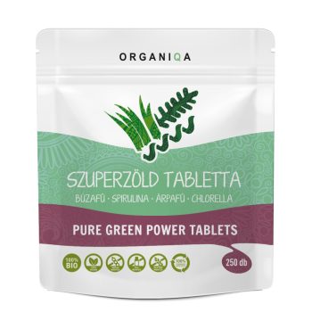 Organiqa bio szuperzöld tabletta 250db