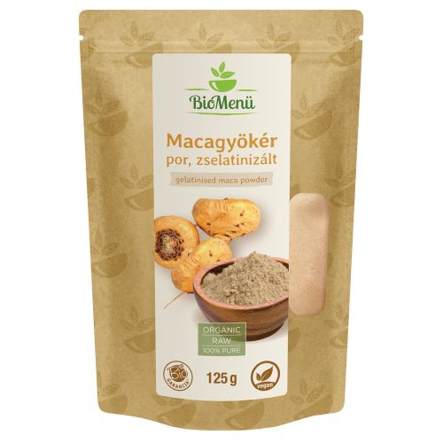 BioMenü bio zselatinizált maca-gyökér por 125g