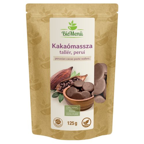BioMenü bio perui kakaó massza tallér 125g