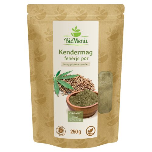 BioMenü bio kendermag fehérje por 250g