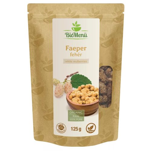 BioMenü bio fehér faeper 125g