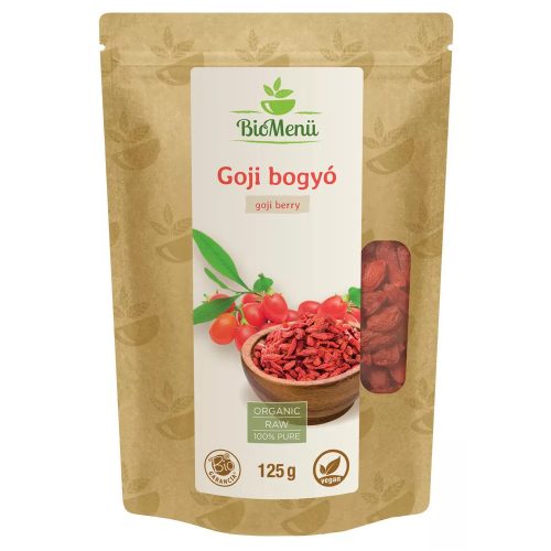 BioMenü bio Goji bogyó 125g