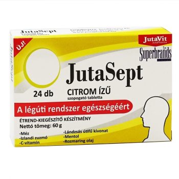 Jutavit jutasept szopogató tabletta citrom 24db