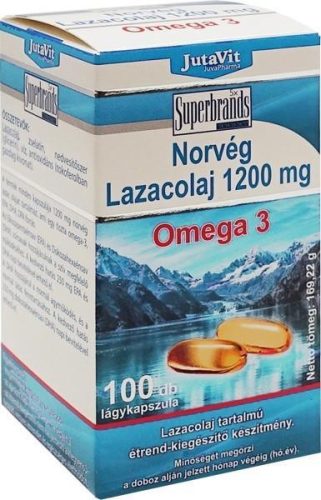 Jutavit norvég lazacolaj kapszula 100db