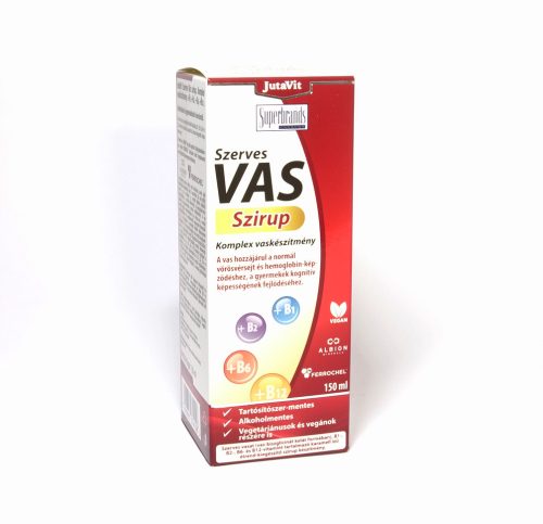 Jutavit szerves vas szirup 150ml