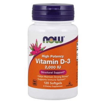 NOW vitamin d-3 2000NE kapszula 120db