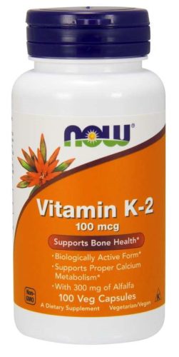 NOW Vitamin K-2 Kapszula 100 db