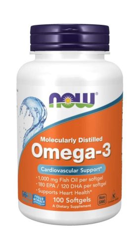 NOW omega 3 kapszula 100db
