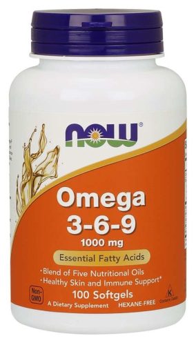 NOW omega 3-6-9 kapszula 100db