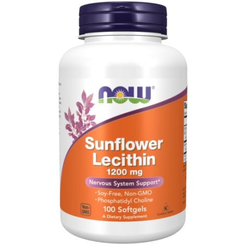 NOW sunflower lecithin kapszula 1200mg 100db